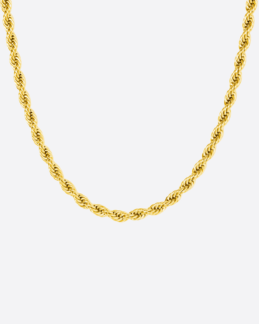 CLEAN ROPE CHAIN. - 6MM 18K GOLD