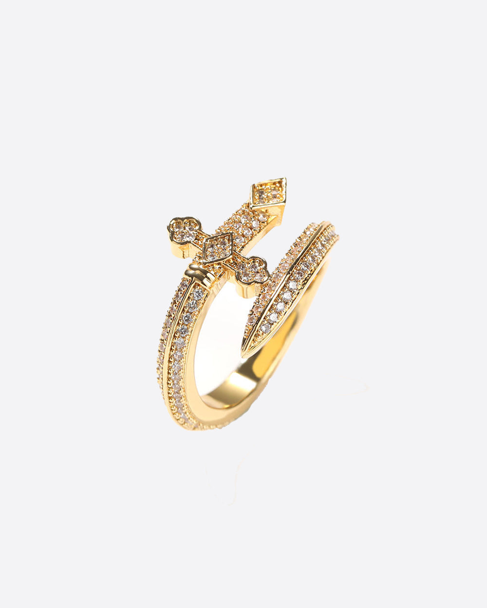 ICY SWORD RING. - 18K GOLD